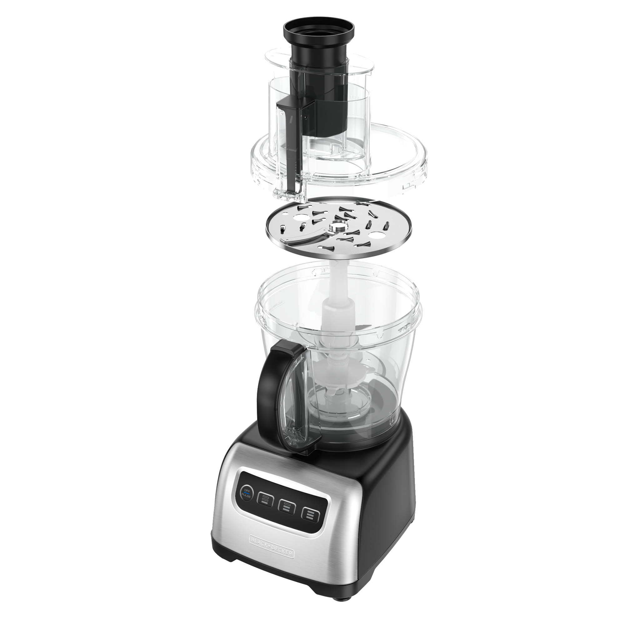 Food Prep Processors Mixers 12 Cup Food Processor Silver